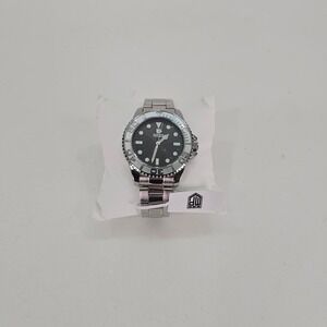 Streetwear Montres Prestige Watch Mens OS Silver Black Diver Style‎ Y2K